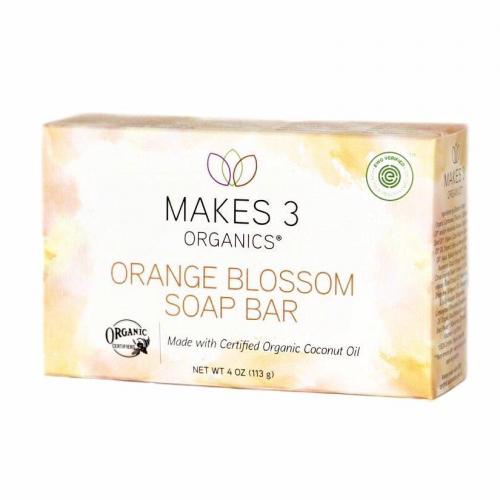 Makes 3 Organics Orange Blossom Soap Bar