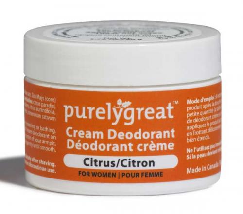 Purelygreat Cream Deodorant - Citrus for Women