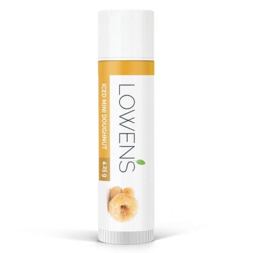 Lowen's Natural Skin Care Lip Balm, Iced Mini Doughnut