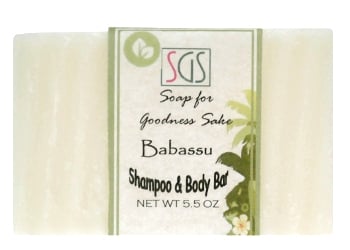 Soap for Goodness Sake Babassu Shampoo and Body Bar