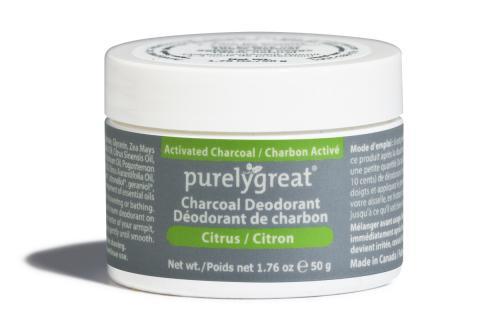 purelygreat Charcoal Deodorant, Citrus