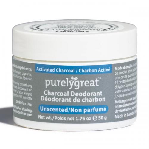 purelygreat Charcoal Deodorant, Unscented