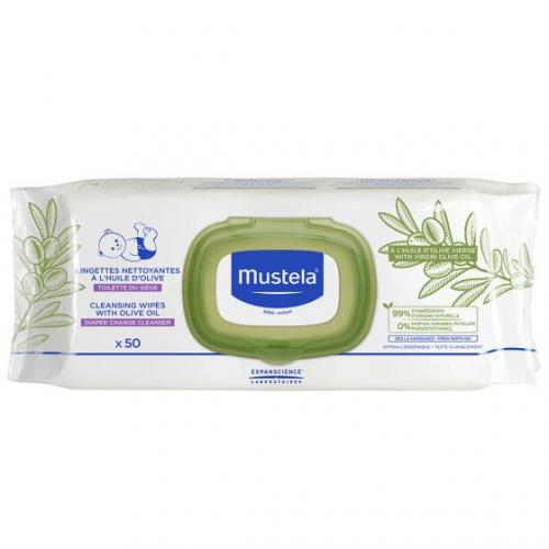 Mustela Cleansing Wipes with Olive Oil
