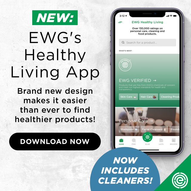 Download EWG's Healthy Living App