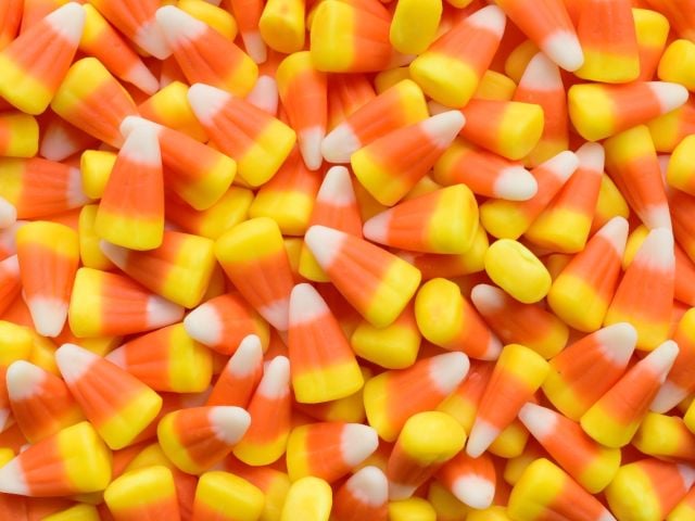 Pile of candy corn